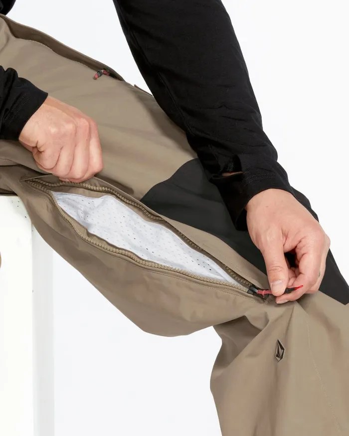 Mens Longo GoreTex Pants 8211 Chestnut Brown Mens Volcom Pants