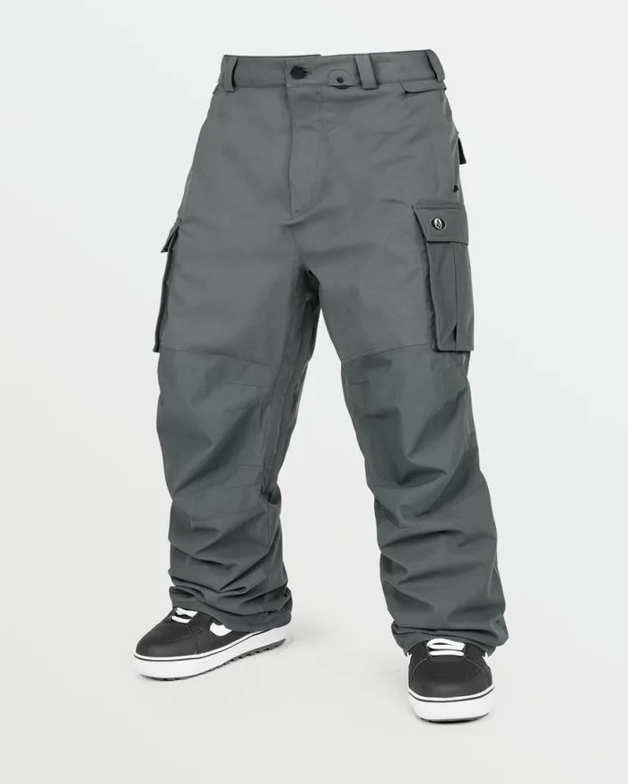 Mens Nwrk Baggy Pants 8211 Charcoal Mens Volcom Pants