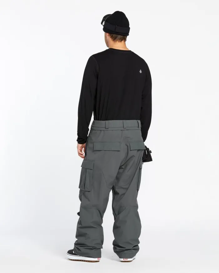 Mens Nwrk Baggy Pants 8211 Charcoal Mens Volcom Pants