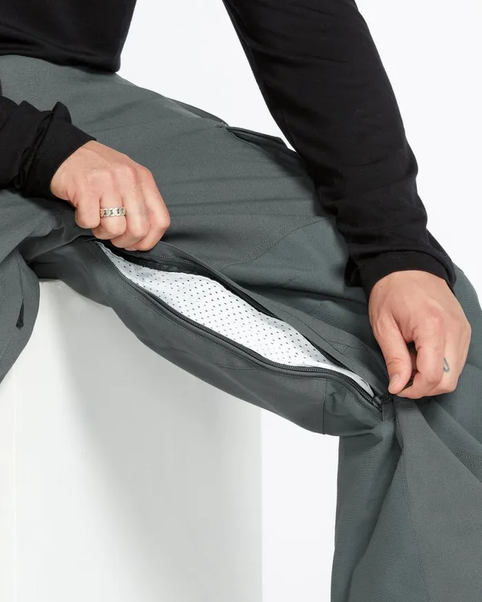 Mens Nwrk Baggy Pants 8211 Charcoal Mens Volcom Pants
