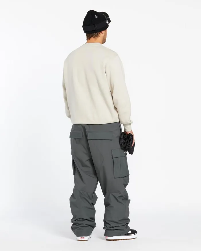 Mens Nwrk Baggy Pants 8211 Charcoal Mens Volcom Pants