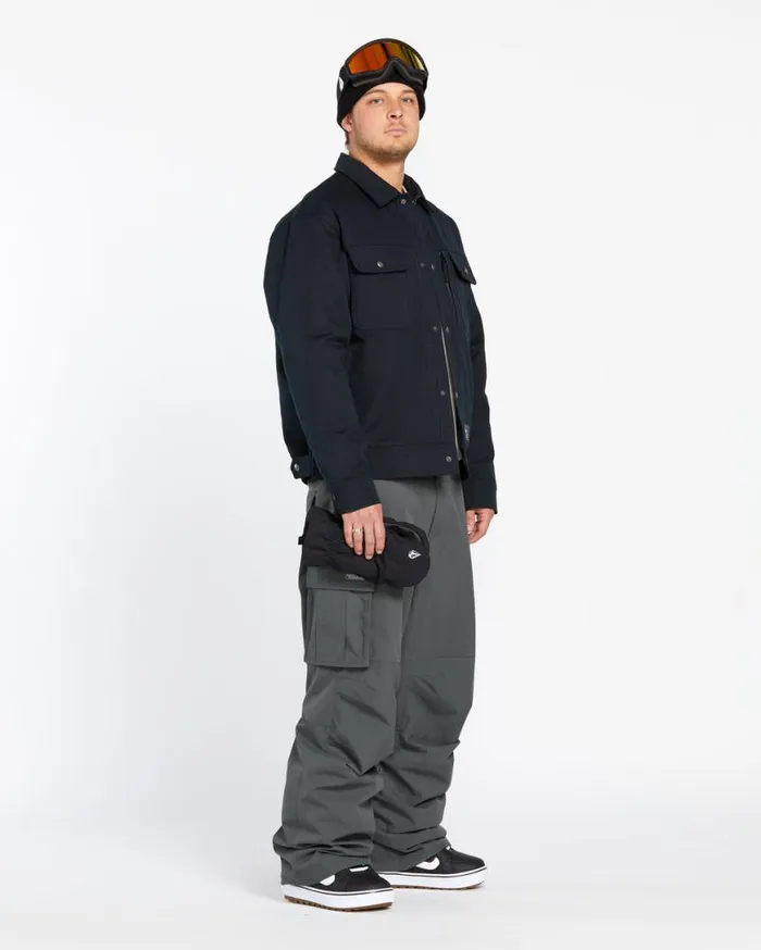 Mens Nwrk Baggy Pants 8211 Charcoal Mens Volcom Pants