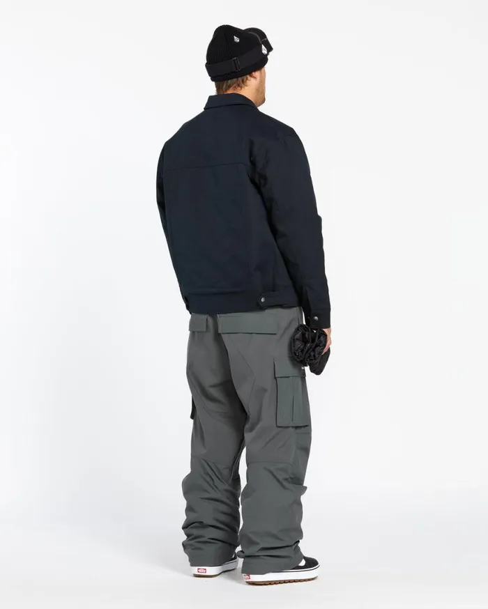 Mens Nwrk Baggy Pants 8211 Charcoal Mens Volcom Pants