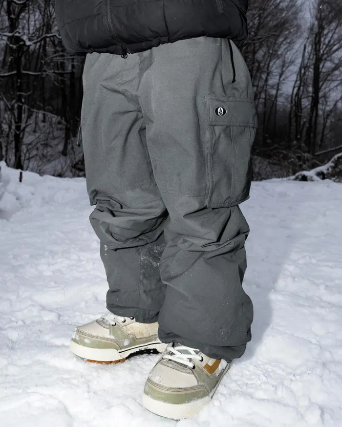 Mens Nwrk Baggy Pants 8211 Charcoal Mens Volcom Pants