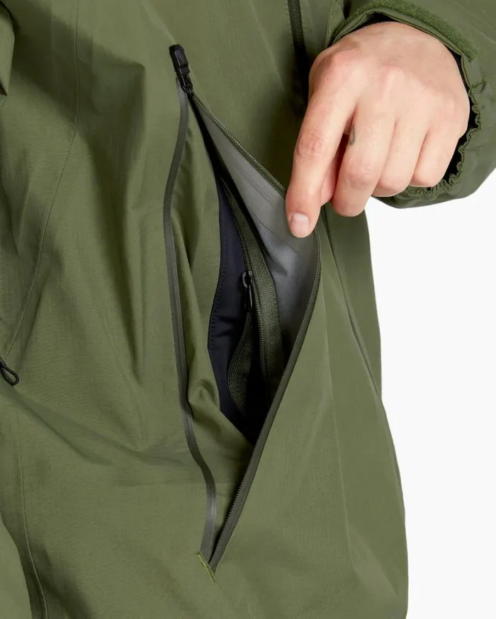 Mens Side Hit Shell Jacket 8211 Ivy Mens Volcom Jackets