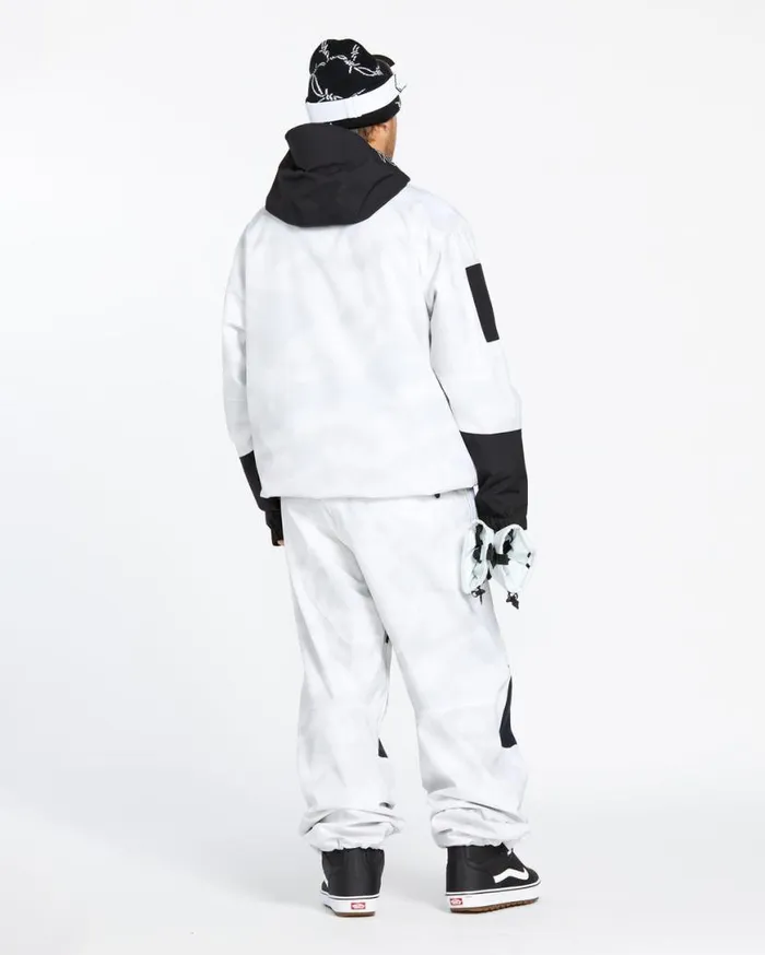Mens VCo Wfo Jacket 8211 White Camo Mens Volcom Jackets