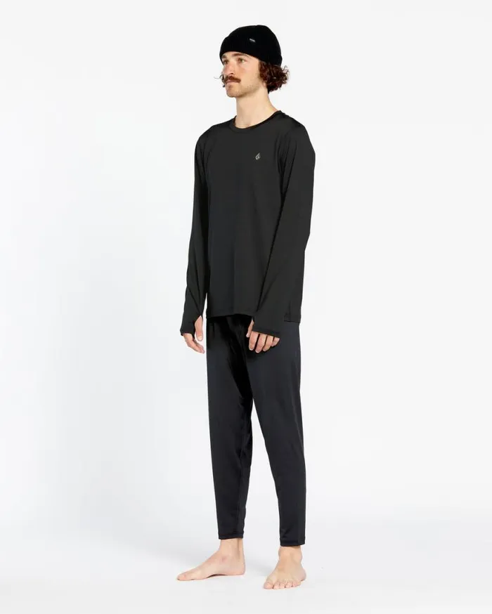 Mens VScience Crew 8211 Black Mens Volcom Layering
