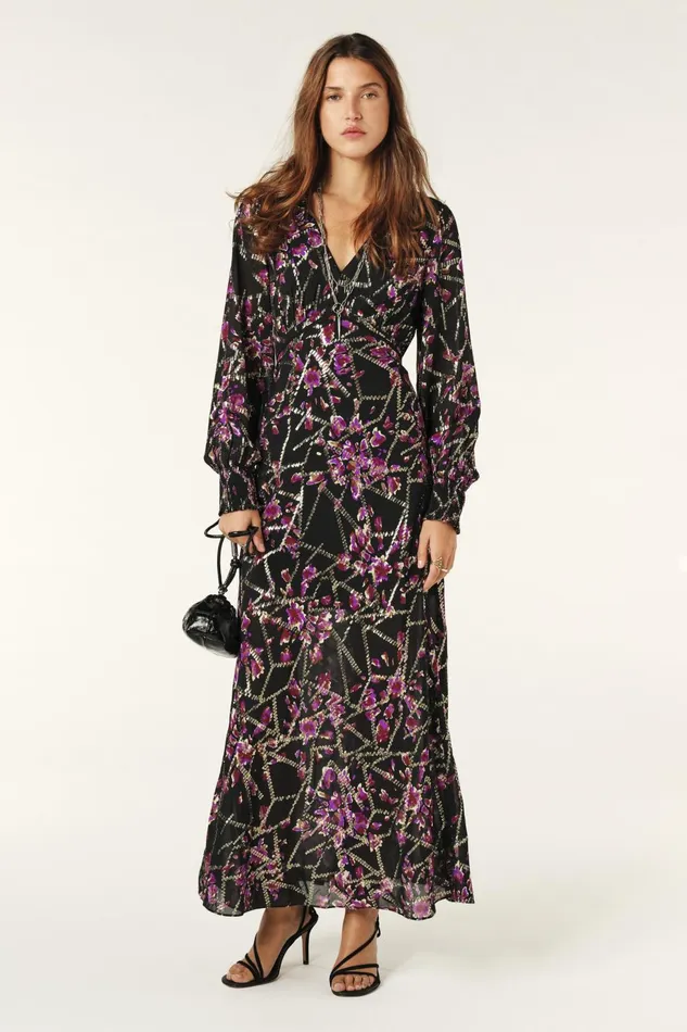 Midaxi Dress Desir Black Women Baandsh Dresses