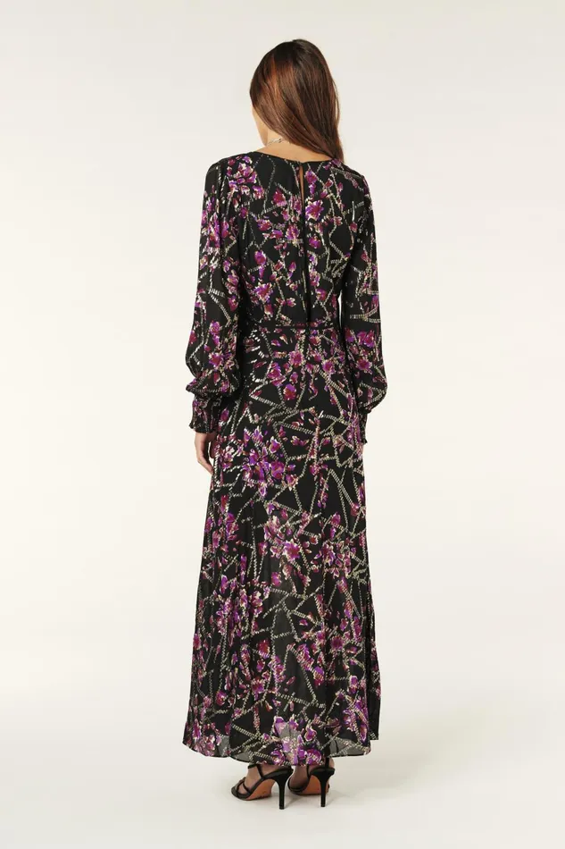 Midaxi Dress Desir Black Women Baandsh Dresses