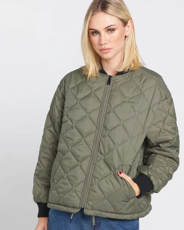 Milie Jacket 8211 Wintermoss Womens Volcom Hiking