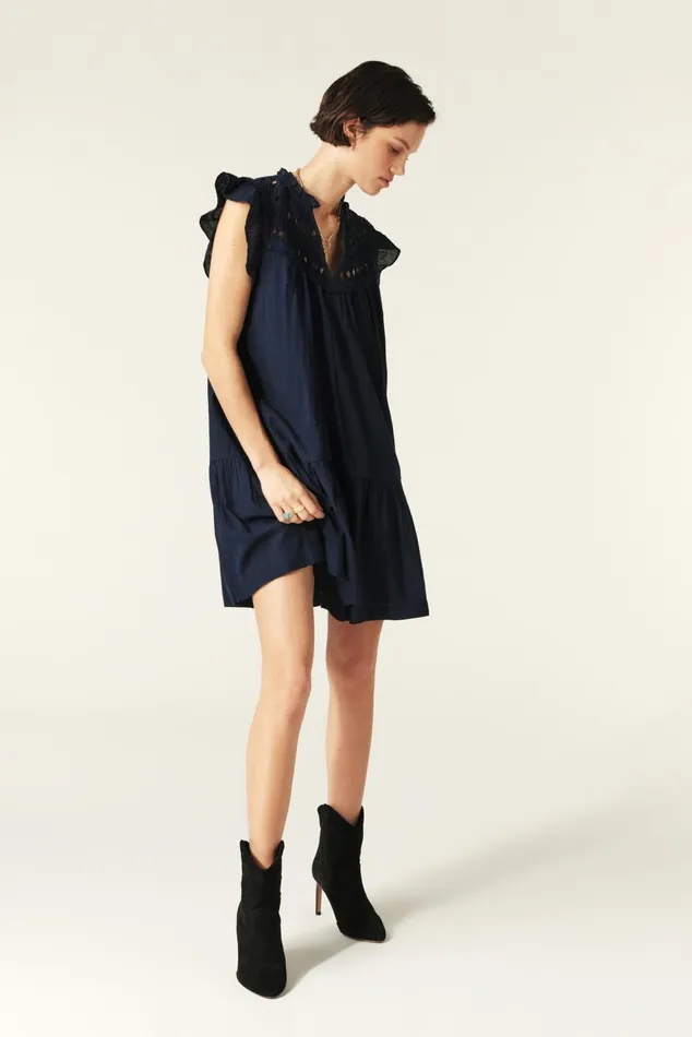 Mini Dress Bluma OffWhite Women Baandsh Dresses