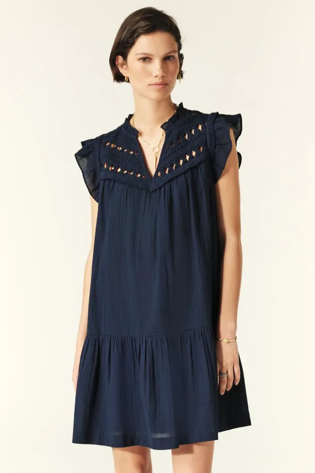 Mini Dress Bluma OffWhite Women Baandsh Dresses