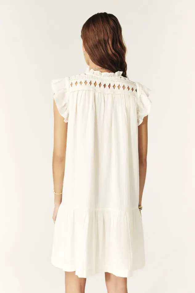 Mini Dress Bluma OffWhite Women Baandsh Dresses