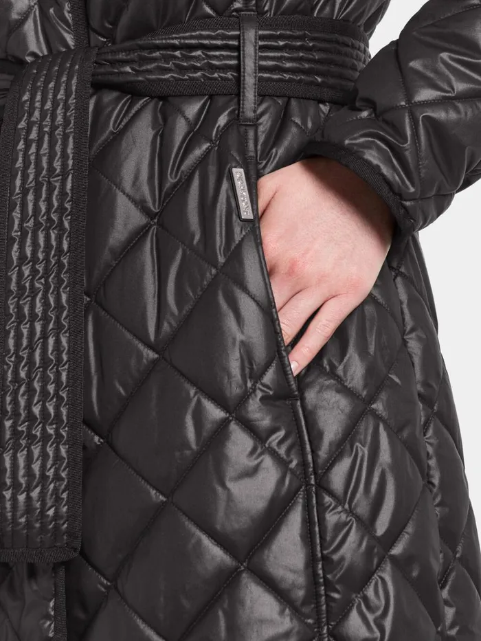 Mirjam Coat Long Black Women Didriksons Trenchcoats