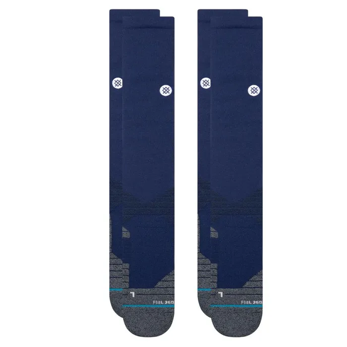 Mlb Diamond Pro Otc Socks 2 Pack Navy Blue WomenMen Stance Over The Calf