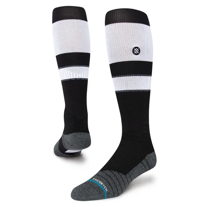 Mlb Diamond Pro Stripes Otc Socks Blackwhite WomenMen Stance Over The Calf