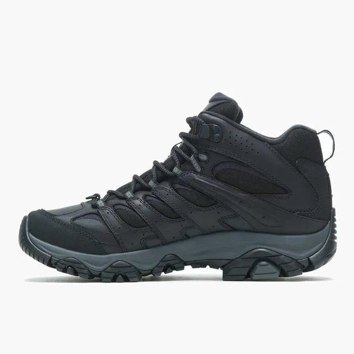 Moab 3 Thermo Mid Waterproof Wide Width Black Men Merrell Winter Boots