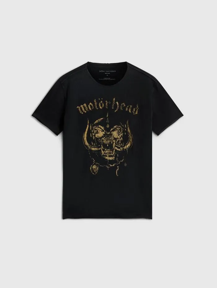 MOTORHEAD TEE Black Men John Varvatos Graphic Tees