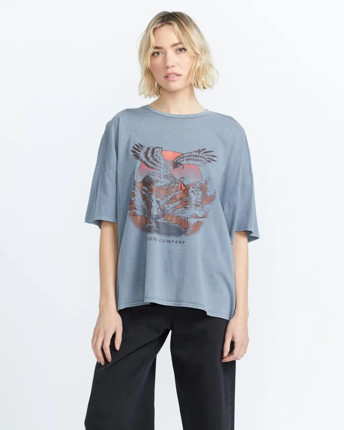 My Guys Tee 8211 Denim Womens Volcom Tops