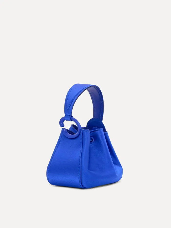 Nano O Handle Bag Lapis Women Oscar De La Renta Handbags