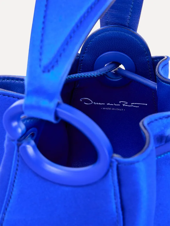 Nano O Handle Bag Lapis Women Oscar De La Renta Handbags