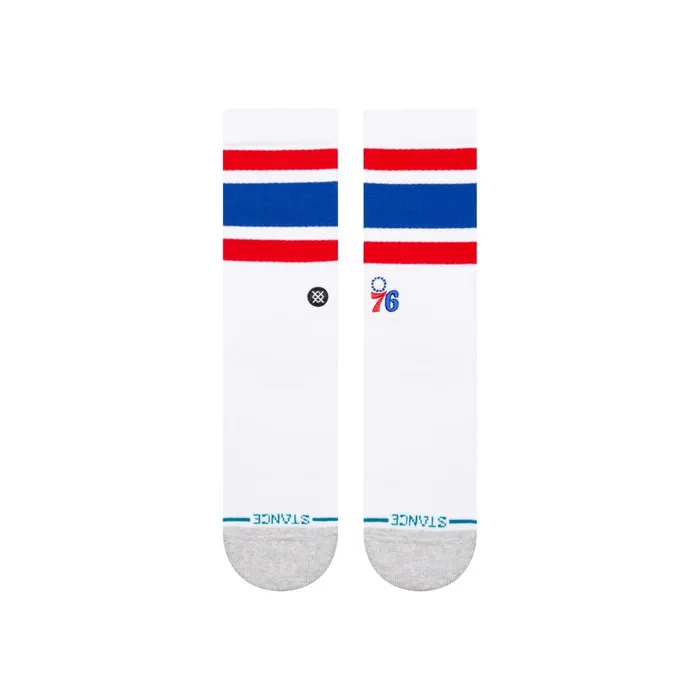 Nba 2024 Tube Crew Socks Philadelphia 76ers MenWomen Stance Crew
