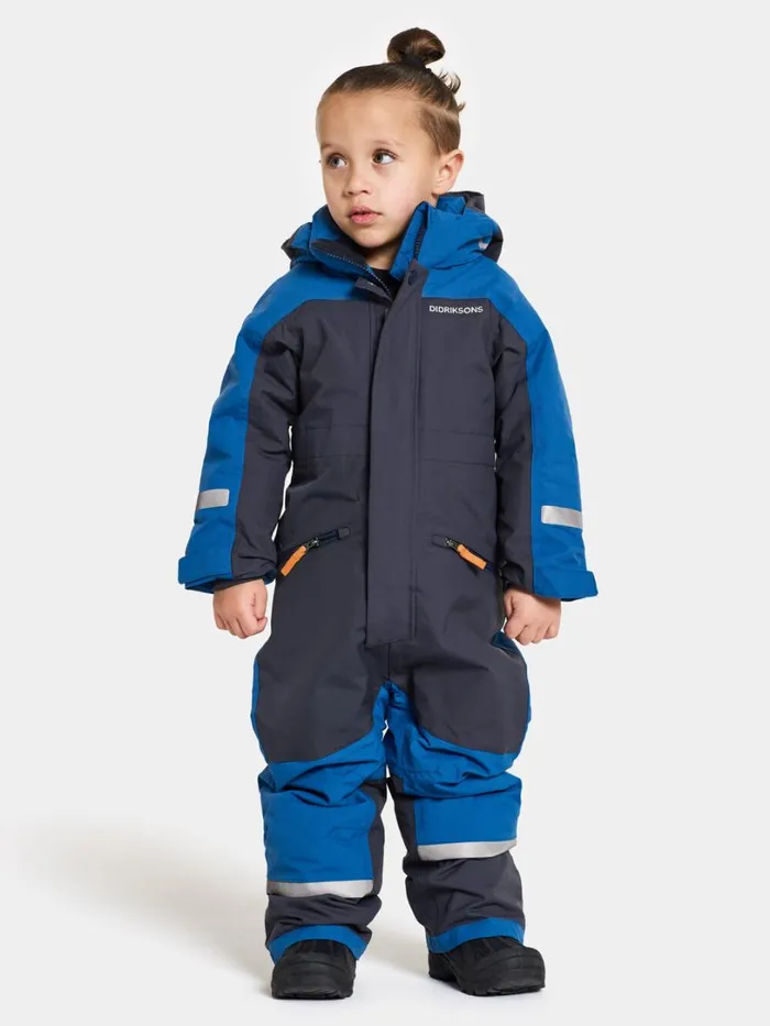 Neptun Kids039 Coverall Classic Blue Kids Didriksons Snowsuits