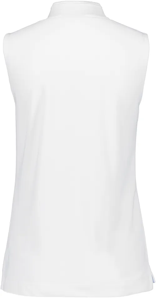 Nikki Sleeveless Polo Snow White Women Didriksons Tshirts