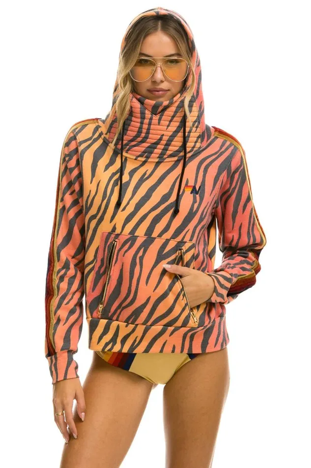 Ninja Pullover Hoodie 8211 Tiger WomenMen Aviator Nation Hoodies