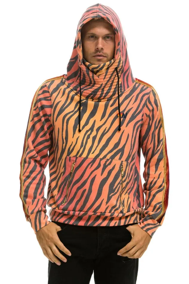 Ninja Pullover Hoodie 8211 Tiger WomenMen Aviator Nation Hoodies
