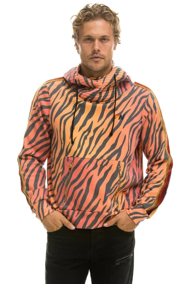Ninja Pullover Hoodie 8211 Tiger WomenMen Aviator Nation Hoodies