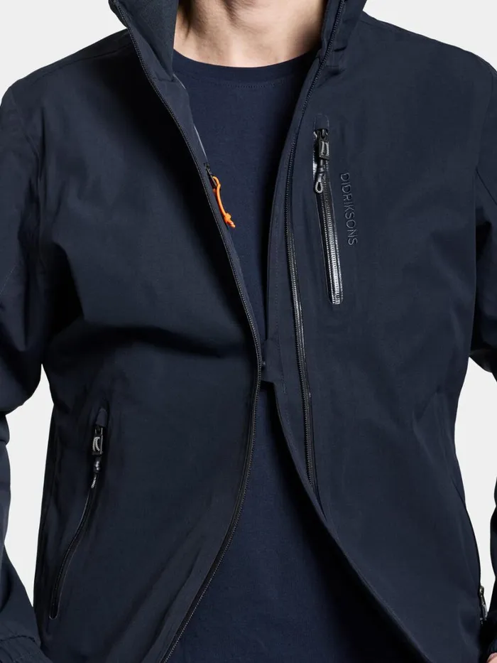 Njord Jacket Dark Night Blue Men Didriksons Spring Jackets