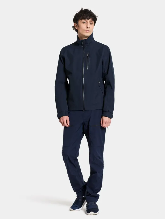 Njord Jacket Dark Night Blue Men Didriksons Spring Jackets