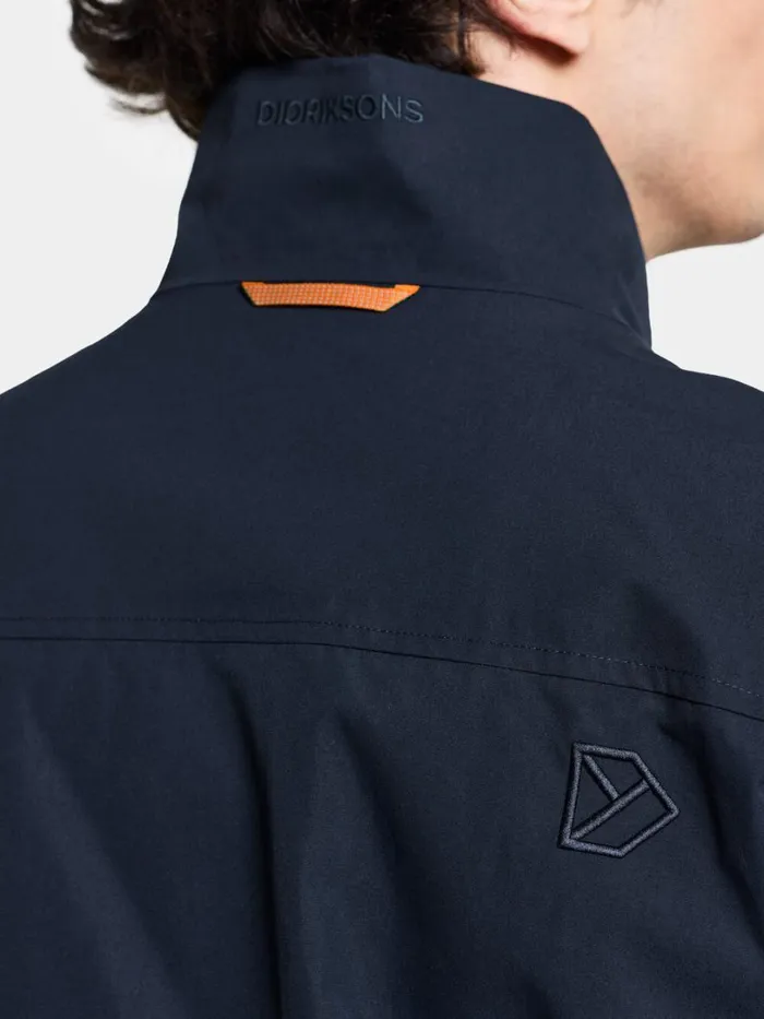 Njord Jacket Dark Night Blue Men Didriksons Spring Jackets
