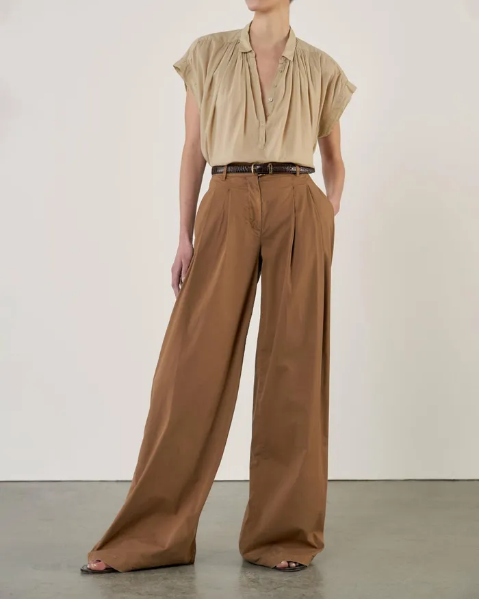 NORMANDY BLOUSE Ivory Women Nili Lotan Tops