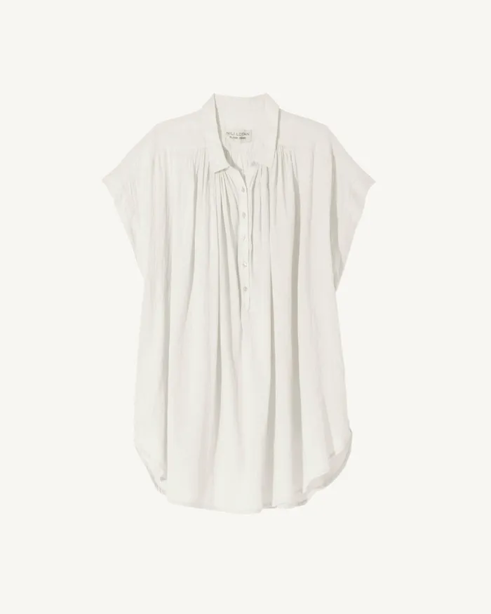 NORMANDY BLOUSE Ivory Women Nili Lotan Tops