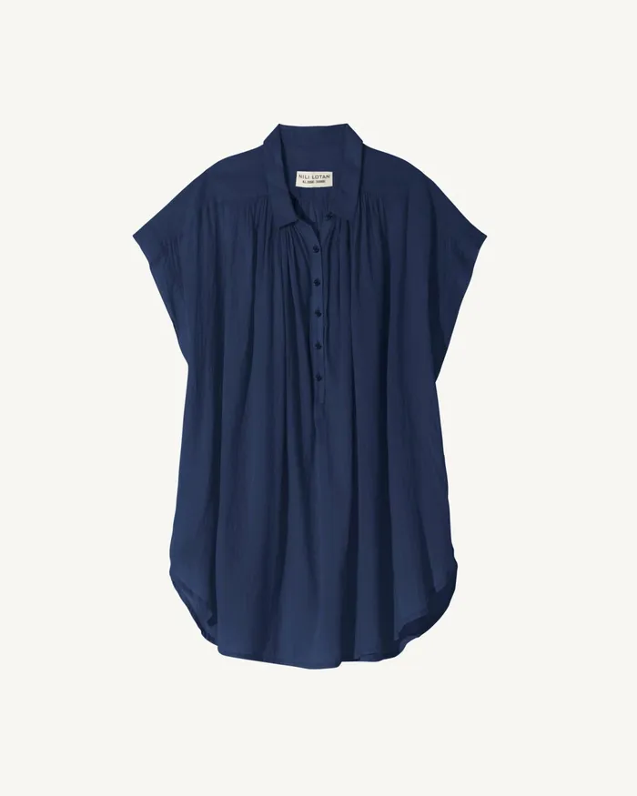 NORMANDY BLOUSE Ivory Women Nili Lotan Tops