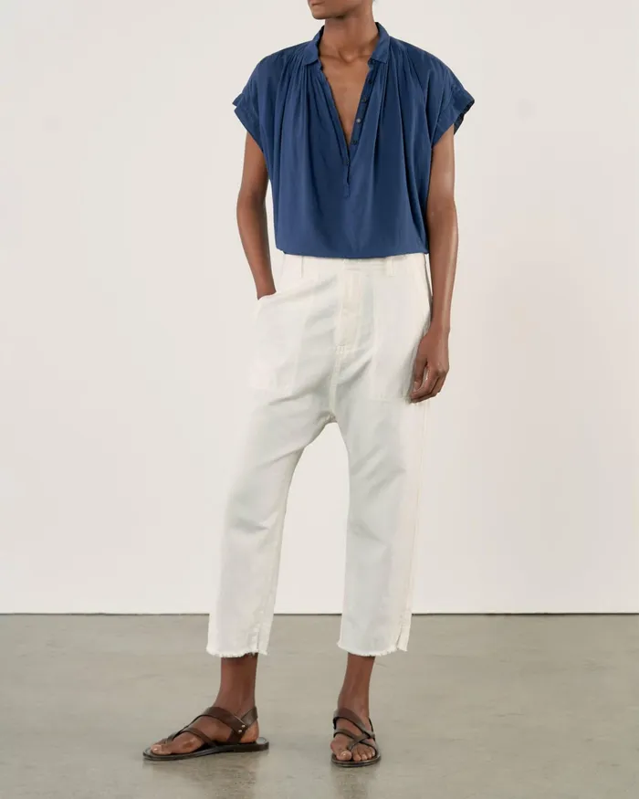 NORMANDY BLOUSE Ivory Women Nili Lotan Tops