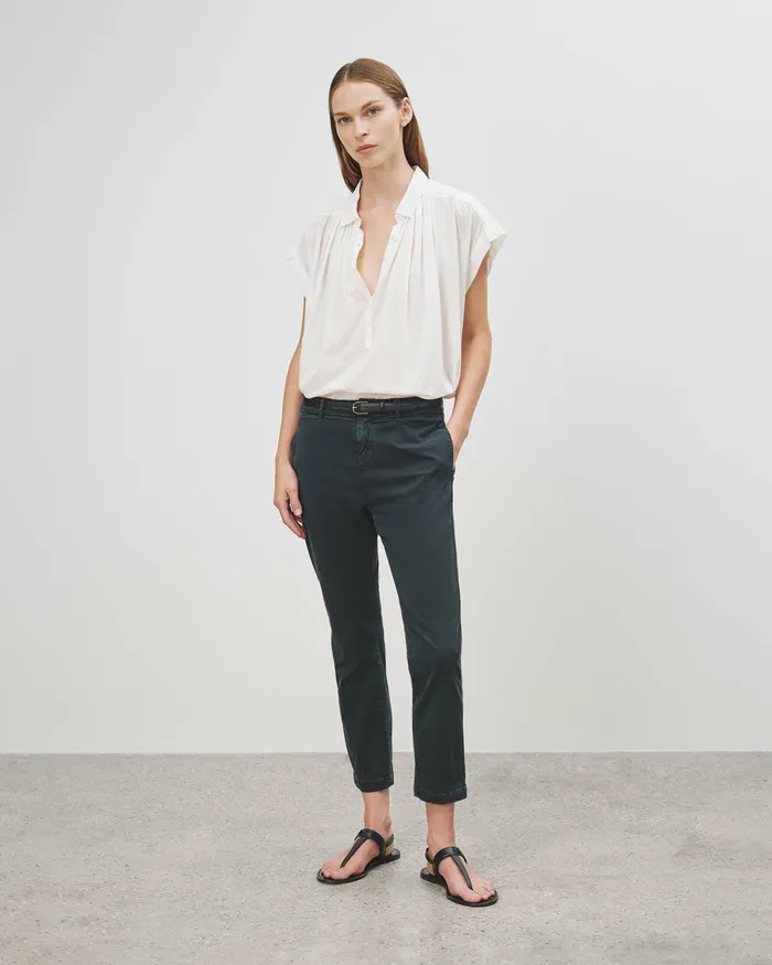 NORMANDY BLOUSE Ivory Women Nili Lotan Tops