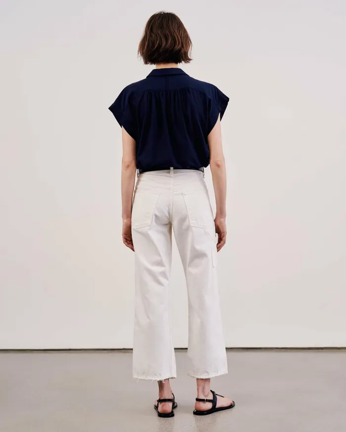 NORMANDY BLOUSE Ivory Women Nili Lotan Tops