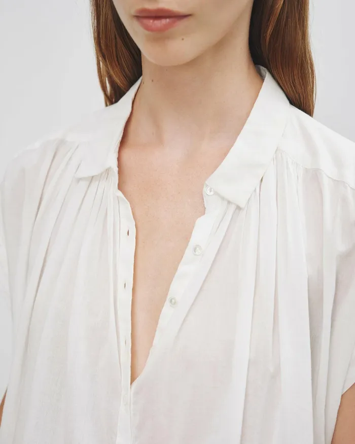 NORMANDY BLOUSE Ivory Women Nili Lotan Tops