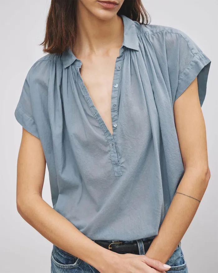NORMANDY BLOUSE Ivory Women Nili Lotan Tops