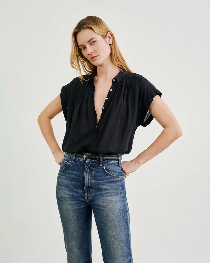 NORMANDY BLOUSE Ivory Women Nili Lotan Tops