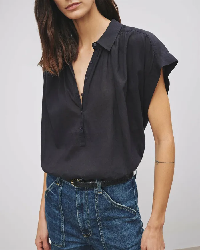 NORMANDY BLOUSE Ivory Women Nili Lotan Tops