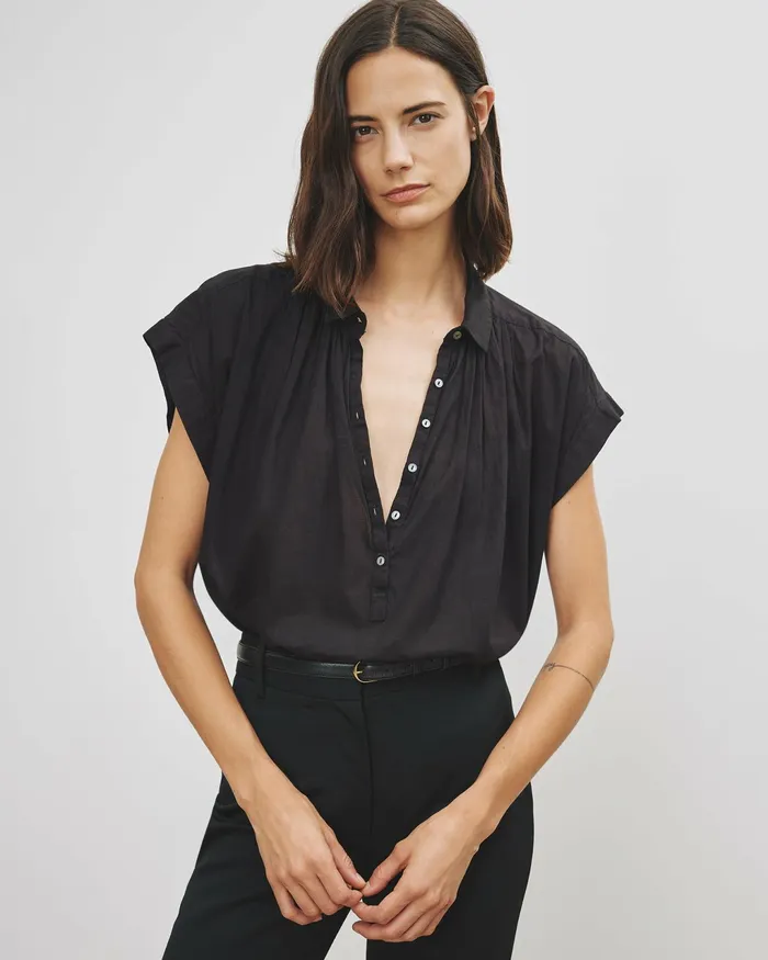 NORMANDY BLOUSE Ivory Women Nili Lotan Tops