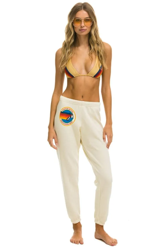 North Shore Sweatpants 8211 Vintage White Women Aviator Nation Sweatpants
