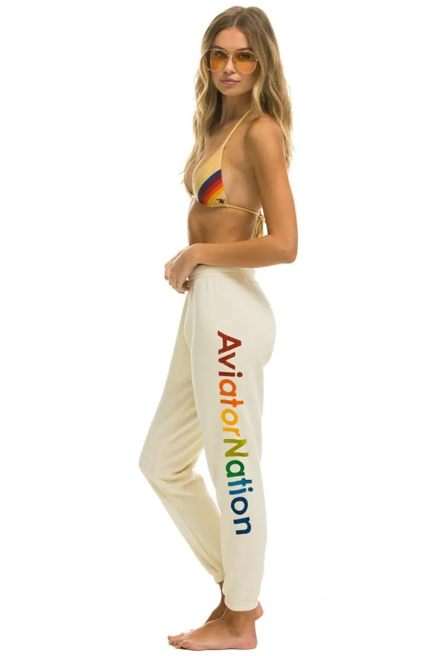 North Shore Sweatpants 8211 Vintage White Women Aviator Nation Sweatpants