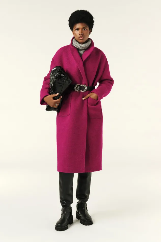 Oversized Coat Tao Brown Women Baandsh Jackets and Coats