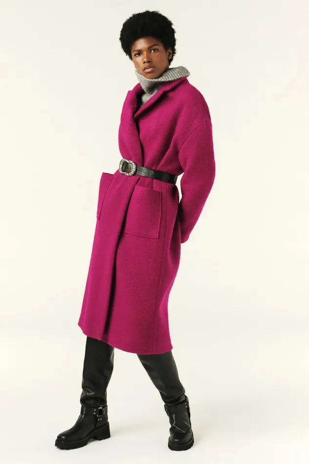 Oversized Coat Tao Brown Women Baandsh Jackets and Coats