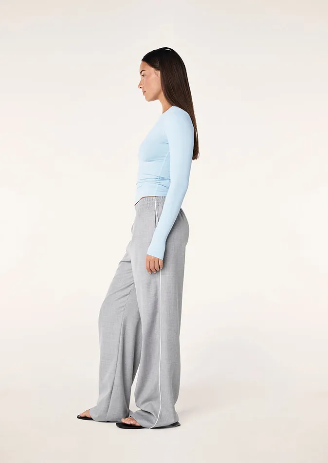 PE Nation FOUNDATION LONG SLEEVE TOP IN ICE BLUE Women LongSleeveTops